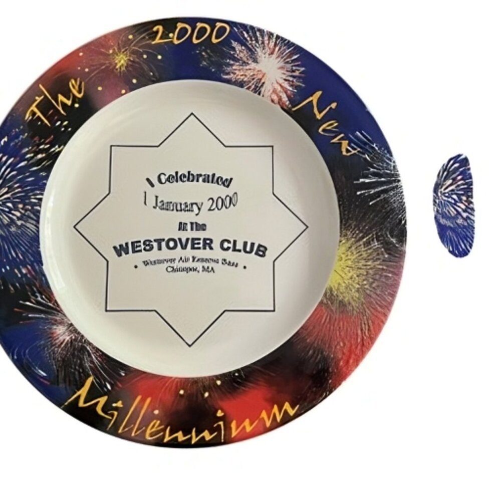 Two Collectable Millennium Dinner Plates